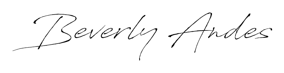 Once you've used our free online signature maker to create your best signature Antro_Vectra style, it's time to enjoy signing your documents with Beverly Andes name. Beverly Andes signature style 6 images and pictures png