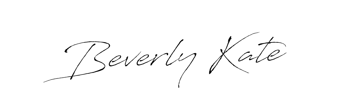 Antro_Vectra is a professional signature style that is perfect for those who want to add a touch of class to their signature. It is also a great choice for those who want to make their signature more unique. Get Beverly Kate name to fancy signature for free. Beverly Kate signature style 6 images and pictures png