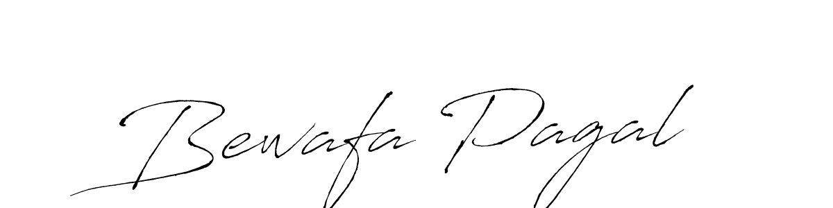 The best way (Antro_Vectra) to make a short signature is to pick only two or three words in your name. The name Bewafa Pagal include a total of six letters. For converting this name. Bewafa Pagal signature style 6 images and pictures png