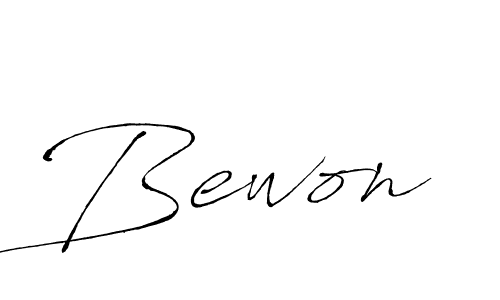 Also we have Bewon name is the best signature style. Create professional handwritten signature collection using Antro_Vectra autograph style. Bewon signature style 6 images and pictures png