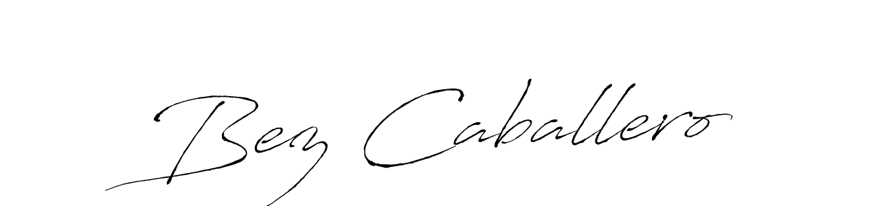 The best way (Antro_Vectra) to make a short signature is to pick only two or three words in your name. The name Bez Caballero include a total of six letters. For converting this name. Bez Caballero signature style 6 images and pictures png