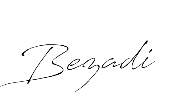 Also we have Bezadi name is the best signature style. Create professional handwritten signature collection using Antro_Vectra autograph style. Bezadi signature style 6 images and pictures png