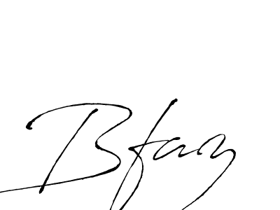Make a beautiful signature design for name Bfaz. With this signature (Antro_Vectra) style, you can create a handwritten signature for free. Bfaz signature style 6 images and pictures png