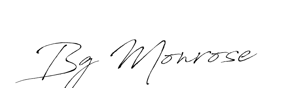 Similarly Antro_Vectra is the best handwritten signature design. Signature creator online .You can use it as an online autograph creator for name Bg Monrose. Bg Monrose signature style 6 images and pictures png