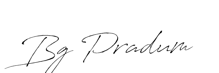 Make a beautiful signature design for name Bg Pradum. Use this online signature maker to create a handwritten signature for free. Bg Pradum signature style 6 images and pictures png