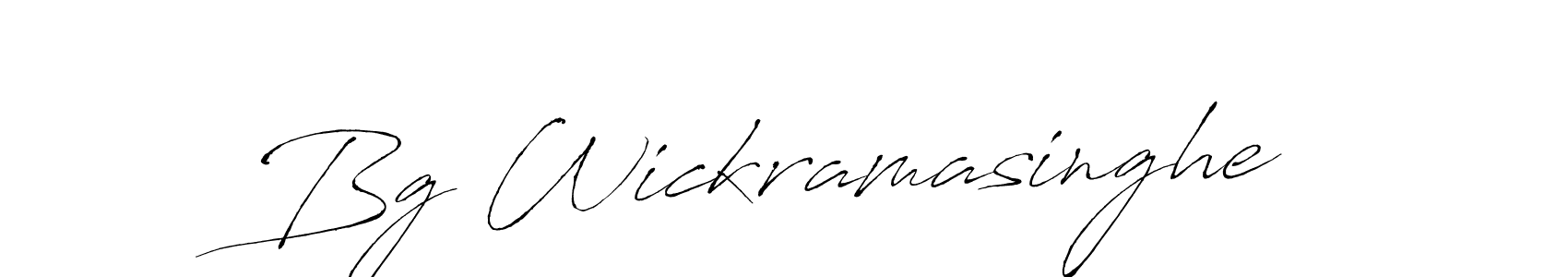 It looks lik you need a new signature style for name Bg Wickramasinghe. Design unique handwritten (Antro_Vectra) signature with our free signature maker in just a few clicks. Bg Wickramasinghe signature style 6 images and pictures png