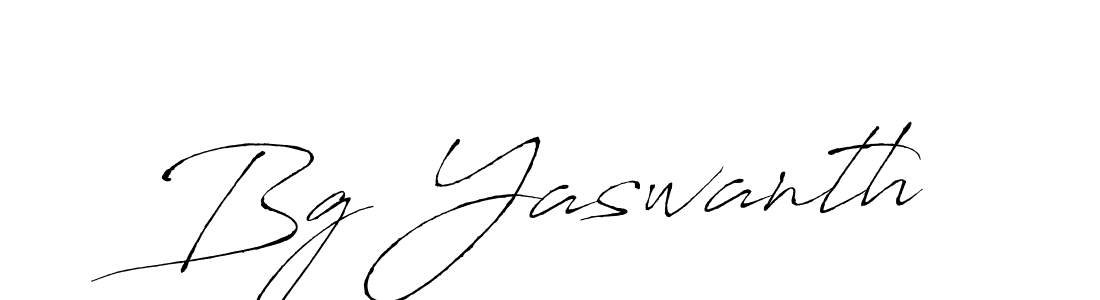 Bg Yaswanth stylish signature style. Best Handwritten Sign (Antro_Vectra) for my name. Handwritten Signature Collection Ideas for my name Bg Yaswanth. Bg Yaswanth signature style 6 images and pictures png