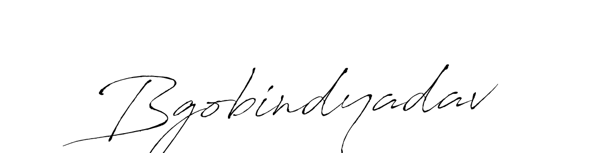 Create a beautiful signature design for name Bgobindyadav. With this signature (Antro_Vectra) fonts, you can make a handwritten signature for free. Bgobindyadav signature style 6 images and pictures png