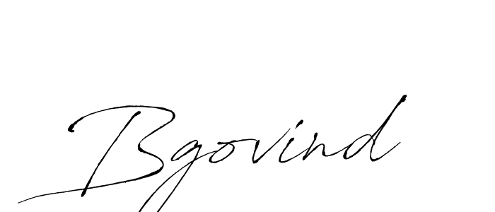 Design your own signature with our free online signature maker. With this signature software, you can create a handwritten (Antro_Vectra) signature for name Bgovind. Bgovind signature style 6 images and pictures png