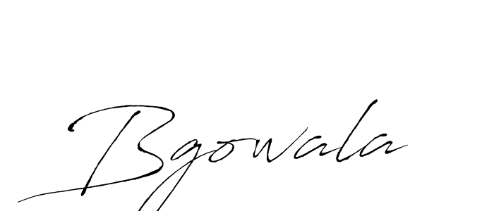 Bgowala stylish signature style. Best Handwritten Sign (Antro_Vectra) for my name. Handwritten Signature Collection Ideas for my name Bgowala. Bgowala signature style 6 images and pictures png