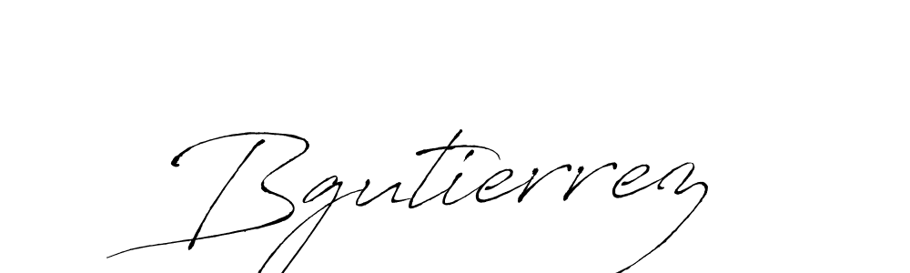 How to make Bgutierrez name signature. Use Antro_Vectra style for creating short signs online. This is the latest handwritten sign. Bgutierrez signature style 6 images and pictures png