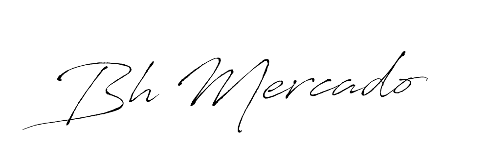 Also we have Bh Mercado name is the best signature style. Create professional handwritten signature collection using Antro_Vectra autograph style. Bh Mercado signature style 6 images and pictures png