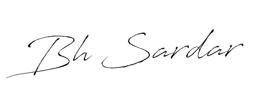 Make a beautiful signature design for name Bh Sardar. Use this online signature maker to create a handwritten signature for free. Bh Sardar signature style 6 images and pictures png