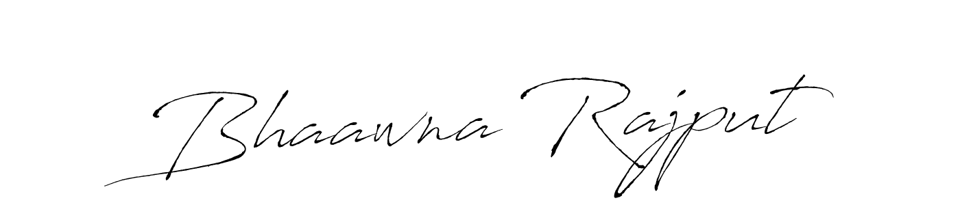Make a beautiful signature design for name Bhaawna Rajput. With this signature (Antro_Vectra) style, you can create a handwritten signature for free. Bhaawna Rajput signature style 6 images and pictures png