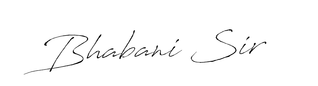 Create a beautiful signature design for name Bhabani Sir. With this signature (Antro_Vectra) fonts, you can make a handwritten signature for free. Bhabani Sir signature style 6 images and pictures png