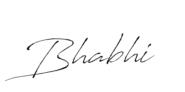 How to make Bhabhi name signature. Use Antro_Vectra style for creating short signs online. This is the latest handwritten sign. Bhabhi signature style 6 images and pictures png