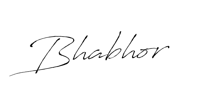 Use a signature maker to create a handwritten signature online. With this signature software, you can design (Antro_Vectra) your own signature for name Bhabhor. Bhabhor signature style 6 images and pictures png