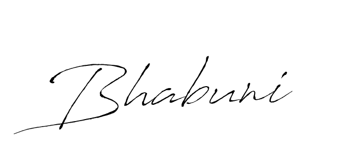 The best way (Antro_Vectra) to make a short signature is to pick only two or three words in your name. The name Bhabuni include a total of six letters. For converting this name. Bhabuni signature style 6 images and pictures png