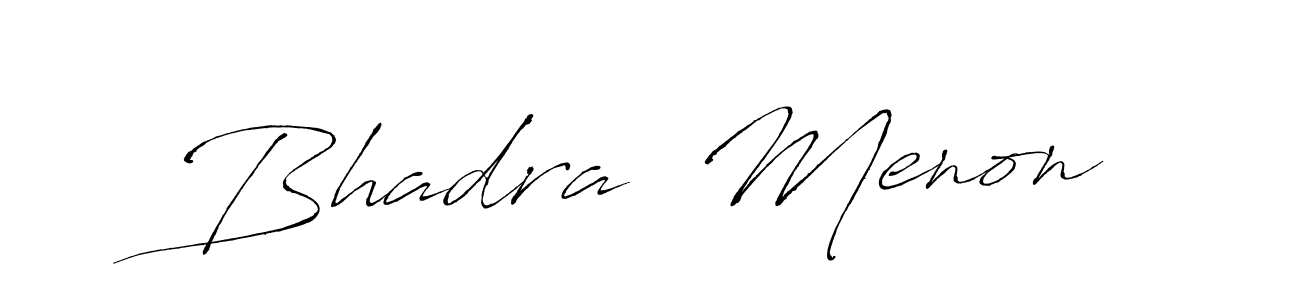 You should practise on your own different ways (Antro_Vectra) to write your name (Bhadra  Menon) in signature. don't let someone else do it for you. Bhadra  Menon signature style 6 images and pictures png