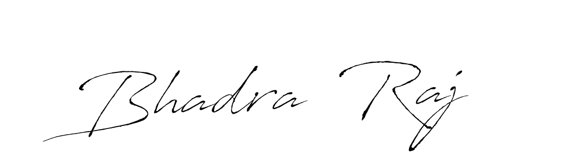 Make a beautiful signature design for name Bhadra  Raj. With this signature (Antro_Vectra) style, you can create a handwritten signature for free. Bhadra  Raj signature style 6 images and pictures png