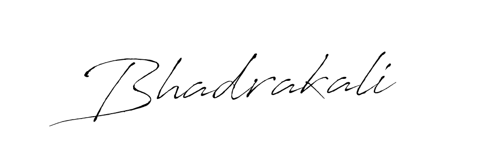 Create a beautiful signature design for name Bhadrakali. With this signature (Antro_Vectra) fonts, you can make a handwritten signature for free. Bhadrakali signature style 6 images and pictures png