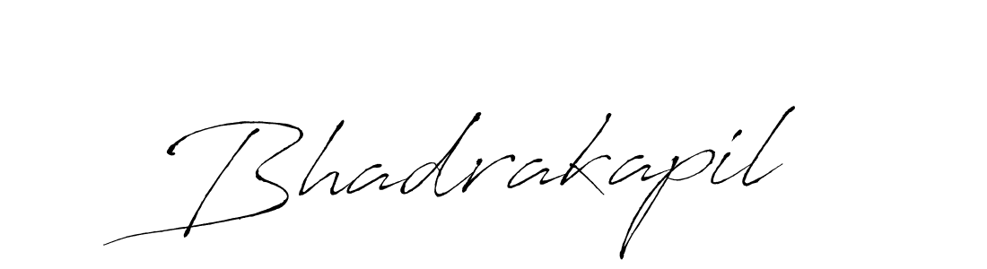 Use a signature maker to create a handwritten signature online. With this signature software, you can design (Antro_Vectra) your own signature for name Bhadrakapil. Bhadrakapil signature style 6 images and pictures png