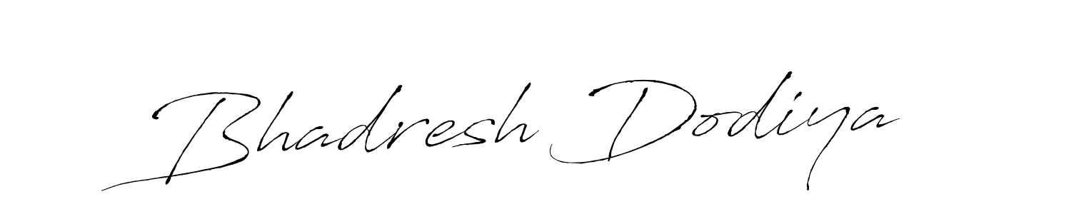 Antro_Vectra is a professional signature style that is perfect for those who want to add a touch of class to their signature. It is also a great choice for those who want to make their signature more unique. Get Bhadresh Dodiya name to fancy signature for free. Bhadresh Dodiya signature style 6 images and pictures png