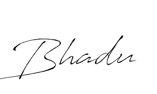 Make a beautiful signature design for name Bhadu. Use this online signature maker to create a handwritten signature for free. Bhadu signature style 6 images and pictures png