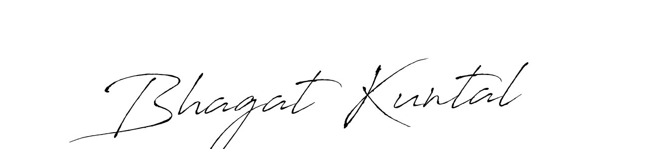 Bhagat Kuntal stylish signature style. Best Handwritten Sign (Antro_Vectra) for my name. Handwritten Signature Collection Ideas for my name Bhagat Kuntal. Bhagat Kuntal signature style 6 images and pictures png