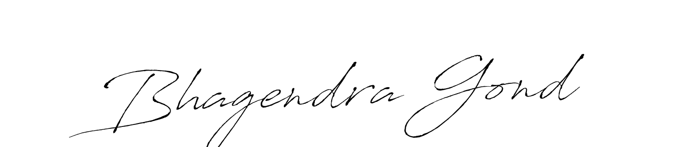 Design your own signature with our free online signature maker. With this signature software, you can create a handwritten (Antro_Vectra) signature for name Bhagendra Gond. Bhagendra Gond signature style 6 images and pictures png