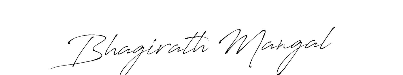 Use a signature maker to create a handwritten signature online. With this signature software, you can design (Antro_Vectra) your own signature for name Bhagirath Mangal. Bhagirath Mangal signature style 6 images and pictures png