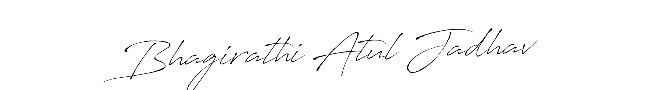 It looks lik you need a new signature style for name Bhagirathi Atul Jadhav. Design unique handwritten (Antro_Vectra) signature with our free signature maker in just a few clicks. Bhagirathi Atul Jadhav signature style 6 images and pictures png