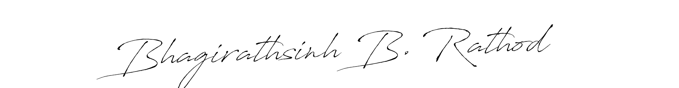 Bhagirathsinh B. Rathod stylish signature style. Best Handwritten Sign (Antro_Vectra) for my name. Handwritten Signature Collection Ideas for my name Bhagirathsinh B. Rathod. Bhagirathsinh B. Rathod signature style 6 images and pictures png