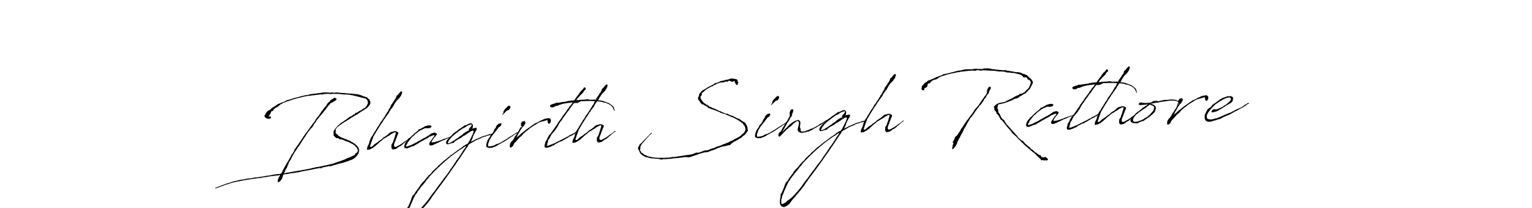 Design your own signature with our free online signature maker. With this signature software, you can create a handwritten (Antro_Vectra) signature for name Bhagirth Singh Rathore. Bhagirth Singh Rathore signature style 6 images and pictures png