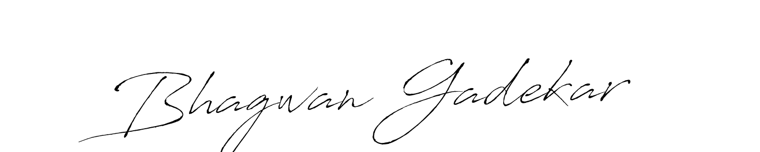 Make a beautiful signature design for name Bhagwan Gadekar. With this signature (Antro_Vectra) style, you can create a handwritten signature for free. Bhagwan Gadekar signature style 6 images and pictures png