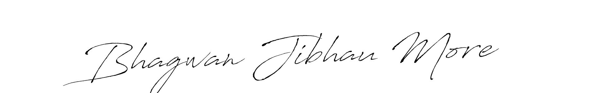 How to make Bhagwan Jibhau More name signature. Use Antro_Vectra style for creating short signs online. This is the latest handwritten sign. Bhagwan Jibhau More signature style 6 images and pictures png