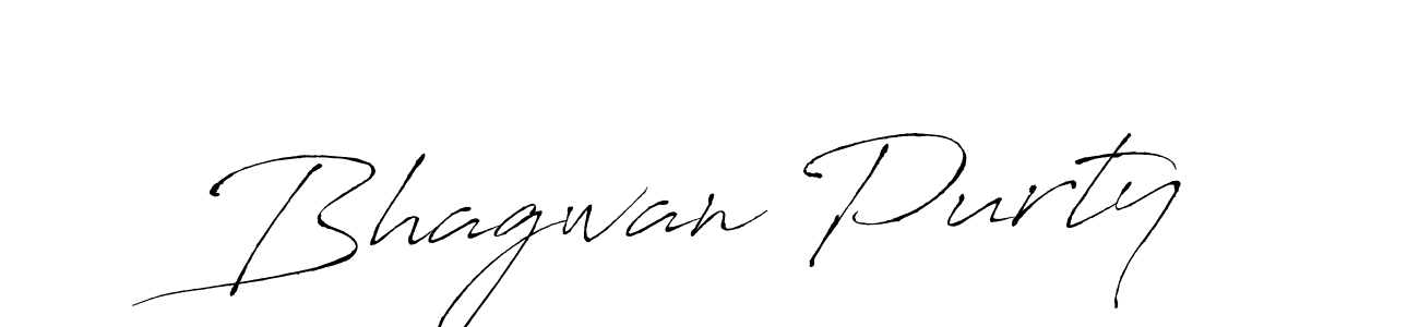 Make a beautiful signature design for name Bhagwan Purty. With this signature (Antro_Vectra) style, you can create a handwritten signature for free. Bhagwan Purty signature style 6 images and pictures png