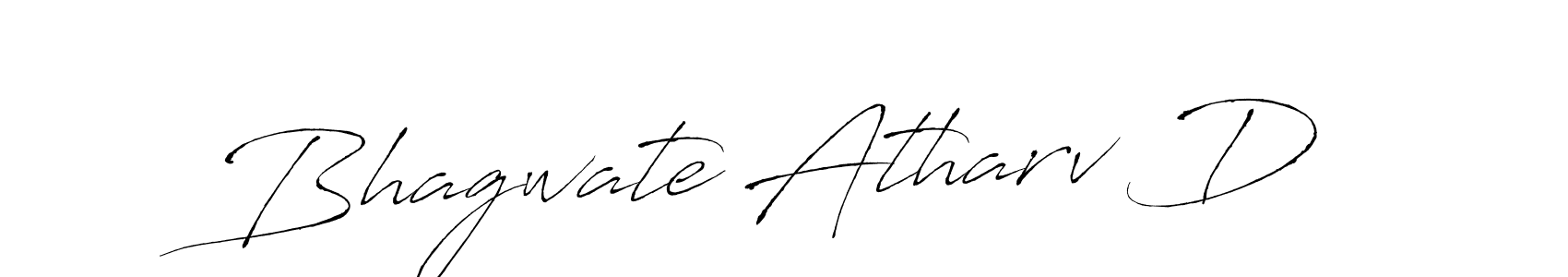 How to make Bhagwate Atharv D name signature. Use Antro_Vectra style for creating short signs online. This is the latest handwritten sign. Bhagwate Atharv D signature style 6 images and pictures png