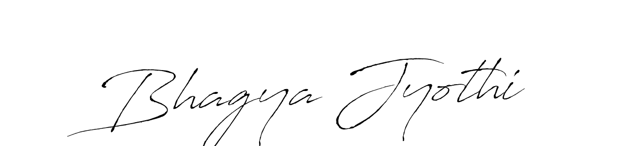 How to make Bhagya Jyothi name signature. Use Antro_Vectra style for creating short signs online. This is the latest handwritten sign. Bhagya Jyothi signature style 6 images and pictures png