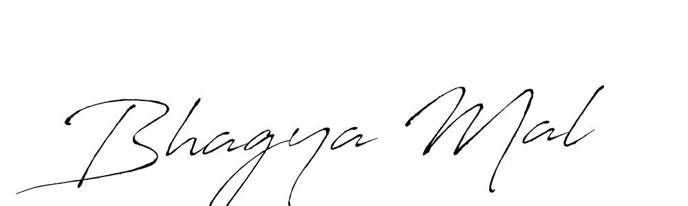 Bhagya Mal stylish signature style. Best Handwritten Sign (Antro_Vectra) for my name. Handwritten Signature Collection Ideas for my name Bhagya Mal. Bhagya Mal signature style 6 images and pictures png