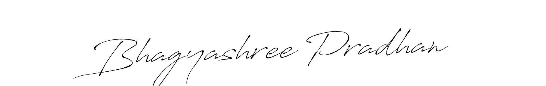 Create a beautiful signature design for name Bhagyashree Pradhan. With this signature (Antro_Vectra) fonts, you can make a handwritten signature for free. Bhagyashree Pradhan signature style 6 images and pictures png