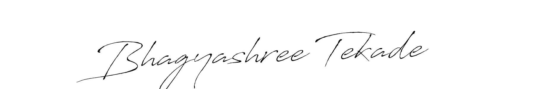 Design your own signature with our free online signature maker. With this signature software, you can create a handwritten (Antro_Vectra) signature for name Bhagyashree Tekade. Bhagyashree Tekade signature style 6 images and pictures png