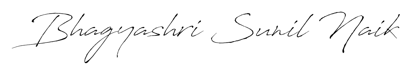 Generate high-definition signature styles for Bhagyashri Sunil Naik. The Antro_Vectra typeface ensures crisp legibility and sophisticated design. Bhagyashri Sunil Naik signature style 6 images and pictures png