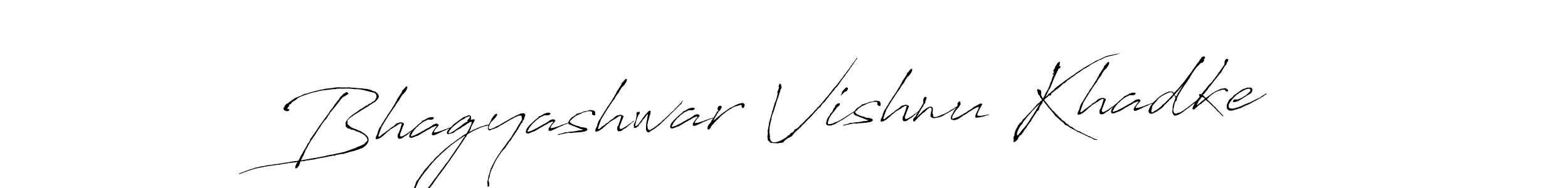 Make a beautiful signature design for name Bhagyashwar Vishnu Khadke. With this signature (Antro_Vectra) style, you can create a handwritten signature for free. Bhagyashwar Vishnu Khadke signature style 6 images and pictures png