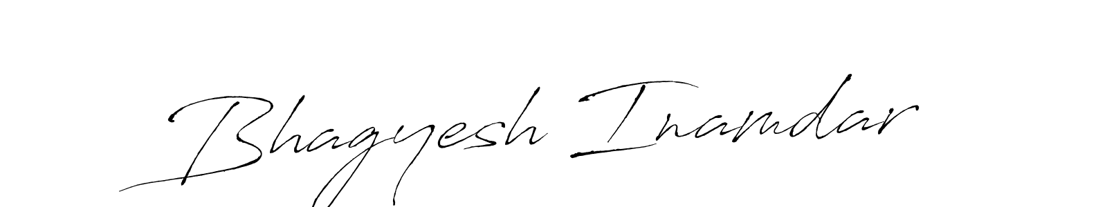 How to make Bhagyesh Inamdar name signature. Use Antro_Vectra style for creating short signs online. This is the latest handwritten sign. Bhagyesh Inamdar signature style 6 images and pictures png