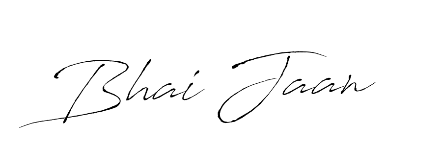 Create a beautiful signature design for name Bhai Jaan. With this signature (Antro_Vectra) fonts, you can make a handwritten signature for free. Bhai Jaan signature style 6 images and pictures png