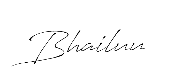 Bhailuu stylish signature style. Best Handwritten Sign (Antro_Vectra) for my name. Handwritten Signature Collection Ideas for my name Bhailuu. Bhailuu signature style 6 images and pictures png