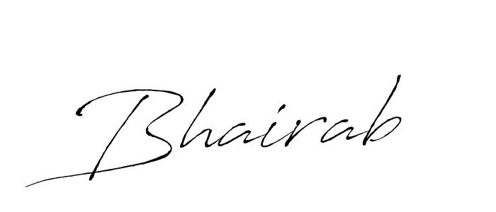 Design your own signature with our free online signature maker. With this signature software, you can create a handwritten (Antro_Vectra) signature for name Bhairab. Bhairab signature style 6 images and pictures png