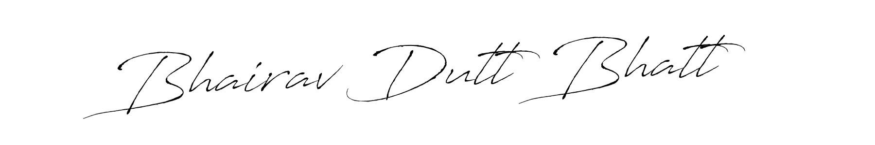 How to make Bhairav Dutt Bhatt name signature. Use Antro_Vectra style for creating short signs online. This is the latest handwritten sign. Bhairav Dutt Bhatt signature style 6 images and pictures png