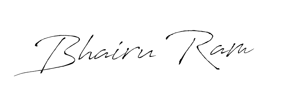 You should practise on your own different ways (Antro_Vectra) to write your name (Bhairu Ram) in signature. don't let someone else do it for you. Bhairu Ram signature style 6 images and pictures png